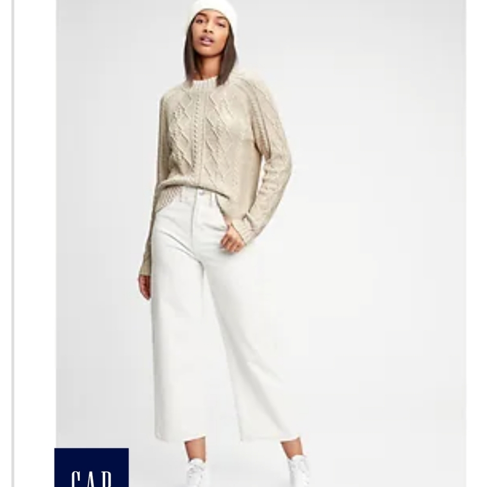 BNWT Gap Cable-Knit Crew-neck Sweater - Picture 6 of 6